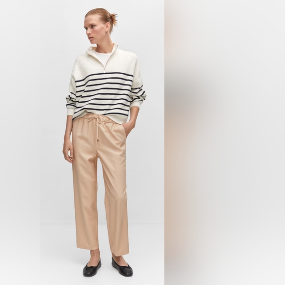 MANGO flowy jogger pants - Picture 3 of 5